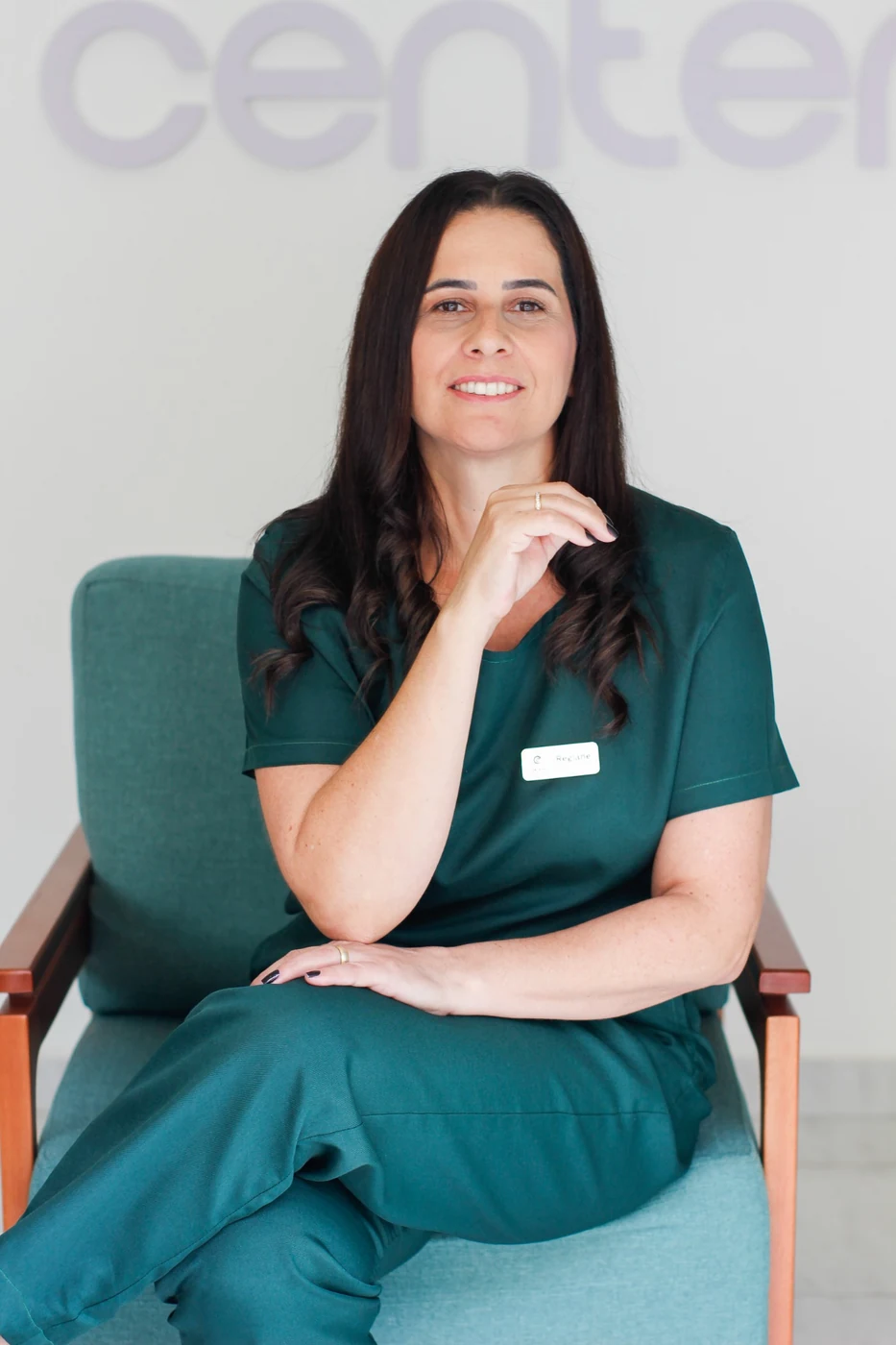Regiane, secretária da Odonto Center